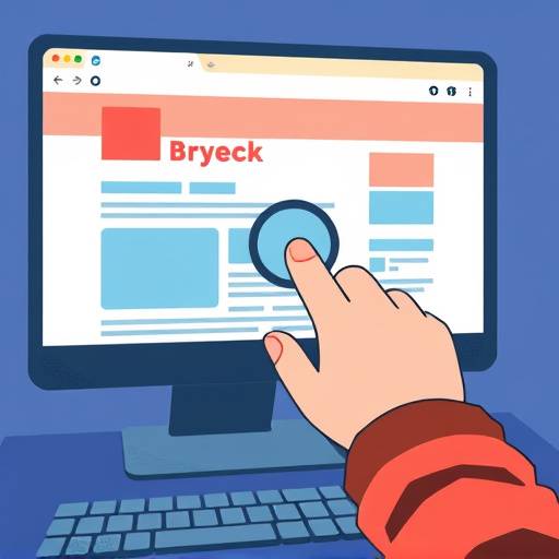 Illustrazione di un utente che utilizza uno screen reader per navigare il sito web Gusto Italiano