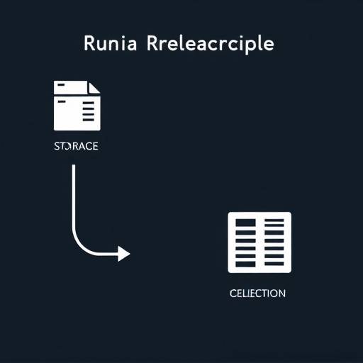 Immagine che rappresenta il ciclo di vita dei dati, dalla raccolta alla conservazione e infine alla cancellazione, evidenziando l'importanza di conservare i dati solo per il tempo necessario.